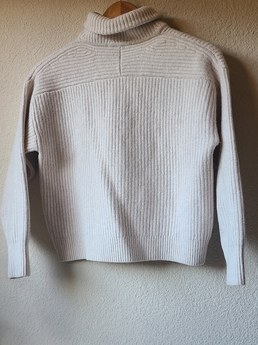 Everlane Cream Half-Zip Turtleneck Sweater - Picture 2 of 7